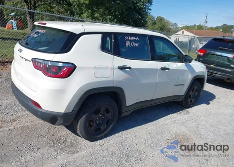 2018 Jeep Compass Sport Fwd from USA, damaged, VIN 3C4NJCAB3JT263396
